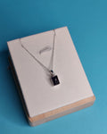 Collar Con Colgante De Piedra Natural Amatista