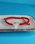 Pulsera De Protecciòn Hilo Rojo Con San Benito Para Bebè