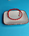 Pulsera De Protecciòn Hilo Rojo Bolitas Separadas