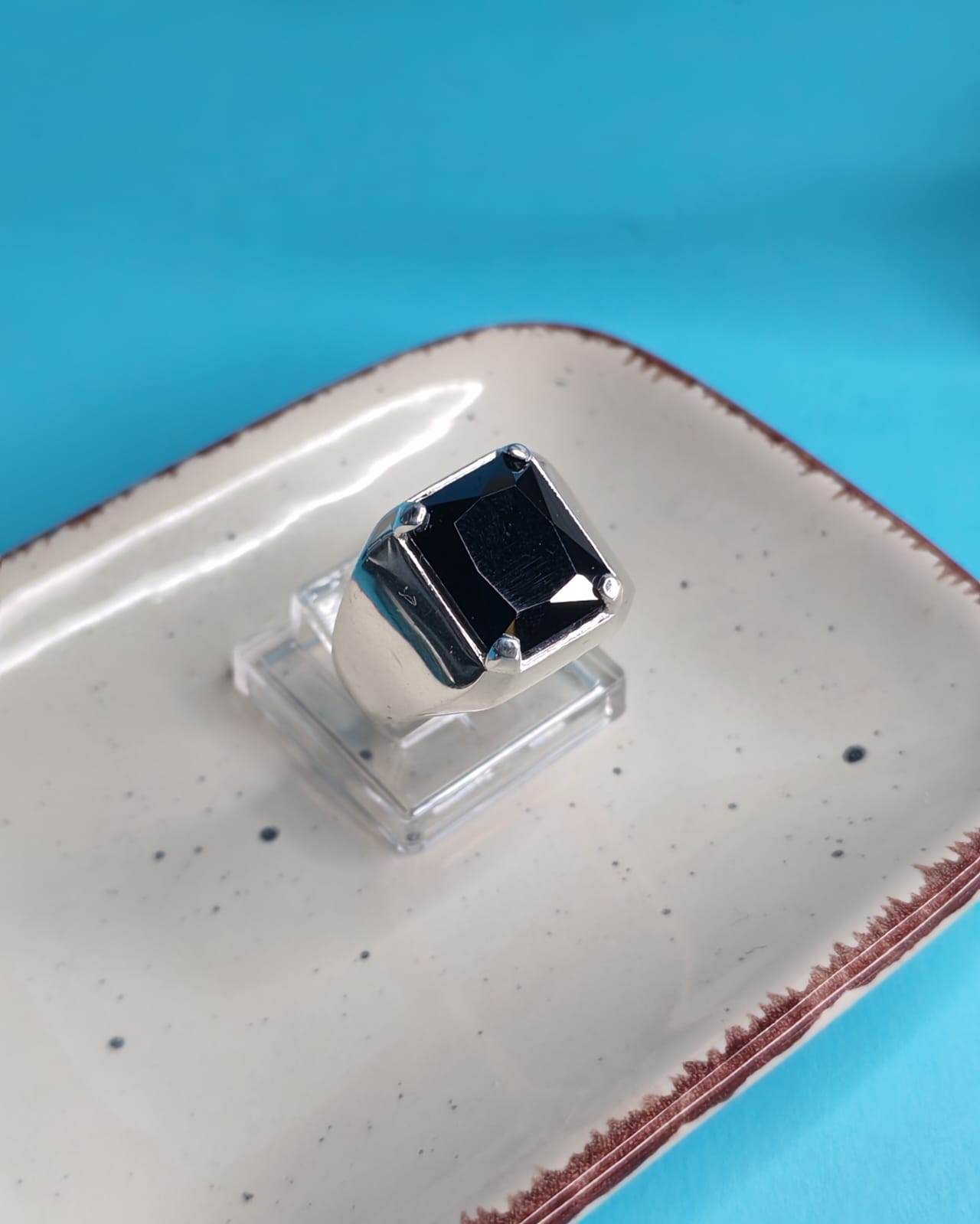 Anillo Ancho Circòn Negro