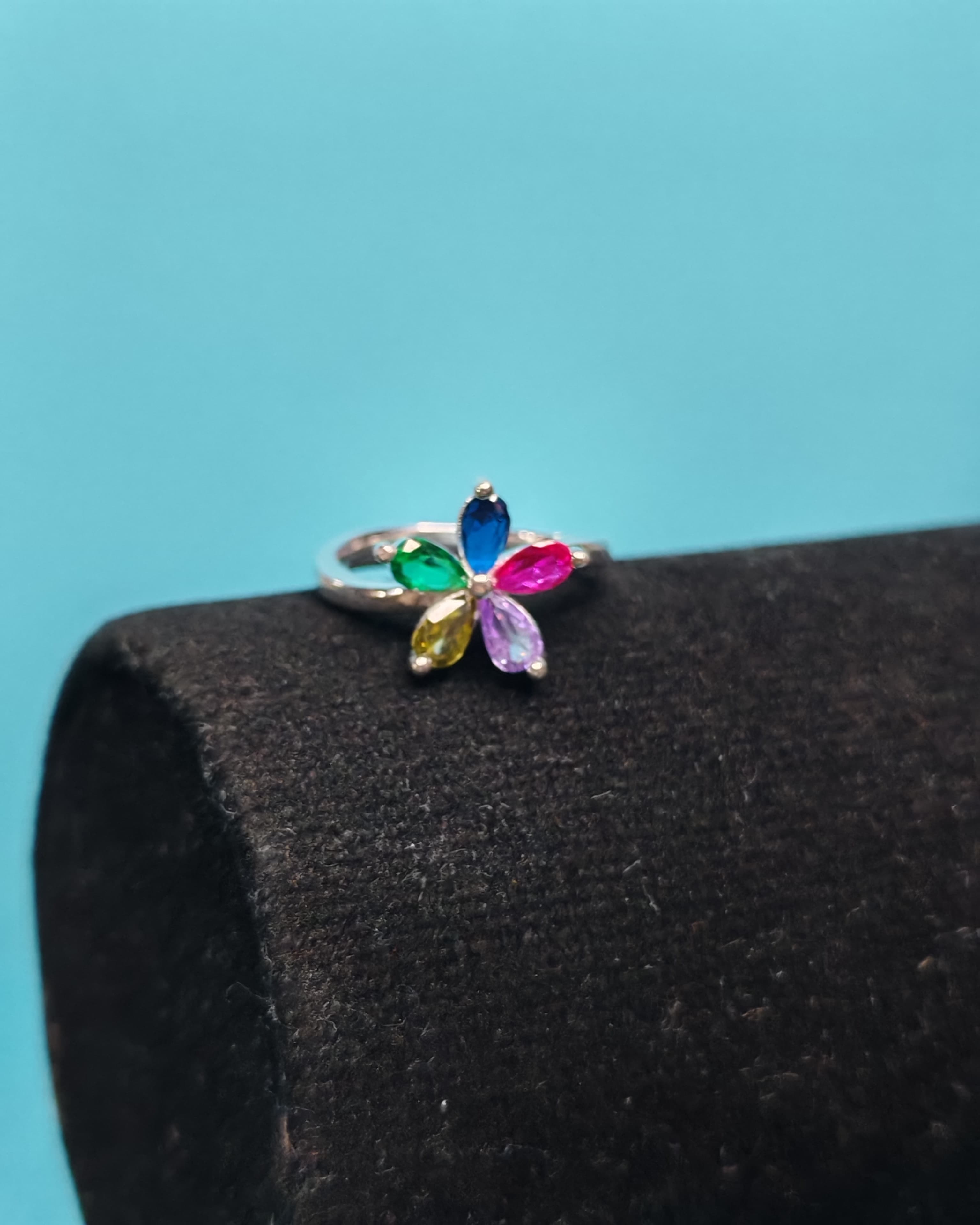 Anillo Flor Multicolor