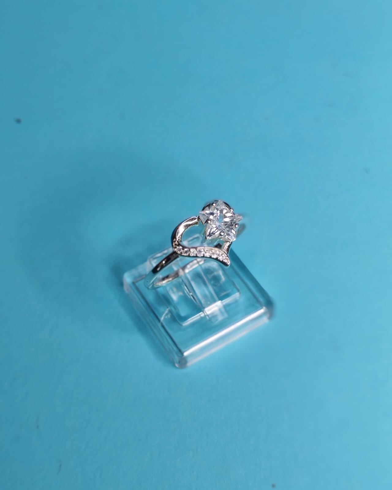 Anillo Corazòn Estrella Central Microcircones