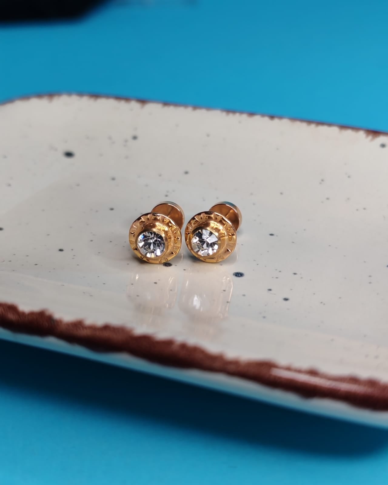 Aro Abridor De Bebè 14k Circòn Blanco