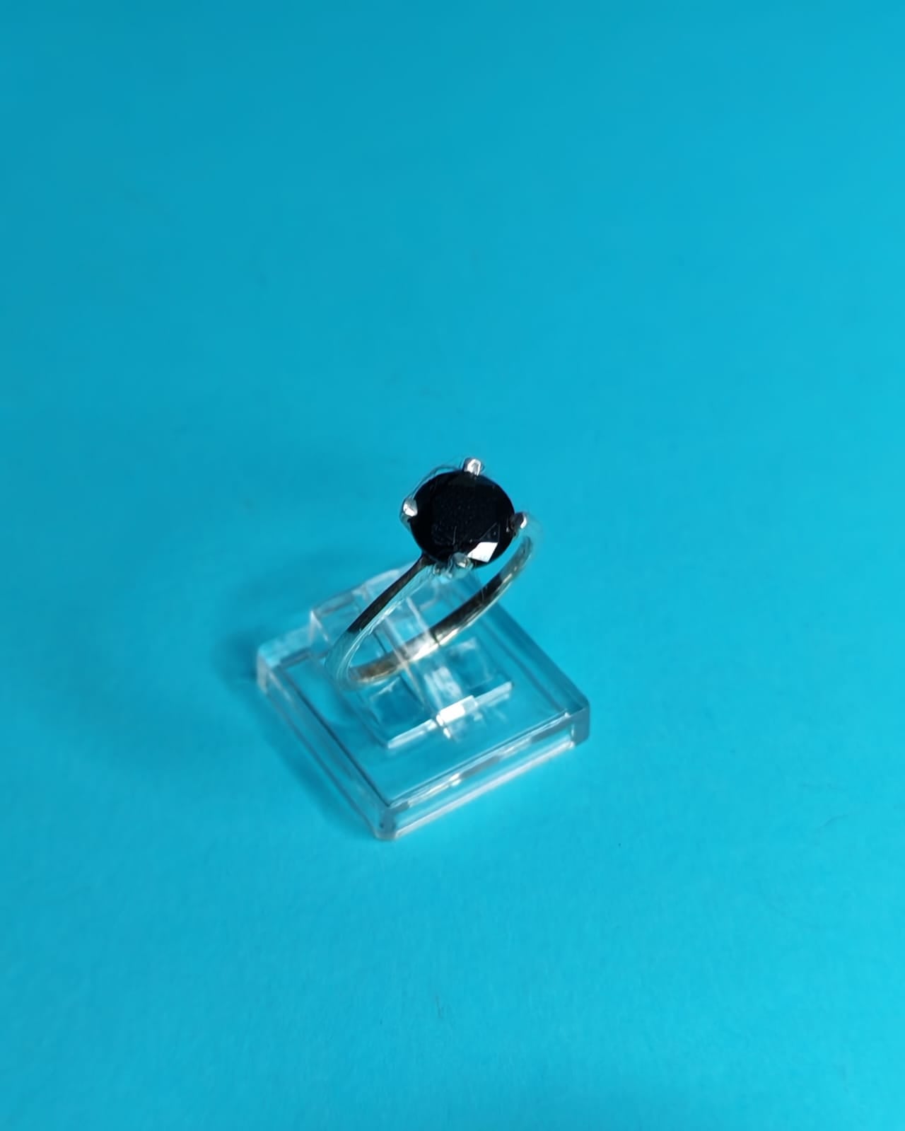 Anillo Solitario Negro