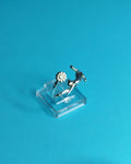 Anillo Ajustable Gatito Flor Circòn Talla 15