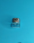 Anillo Ancho Colo-Colo Plata Con Oro Talla 22