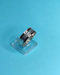 Anillo De Compromiso Plata Con Oro Limado Tallla 20