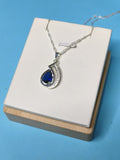 Collar Gota Azul Linea Microcircones