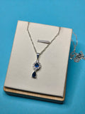 Collar Gema Azul