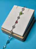 Pulsera Mariposa Circon Multicolor
