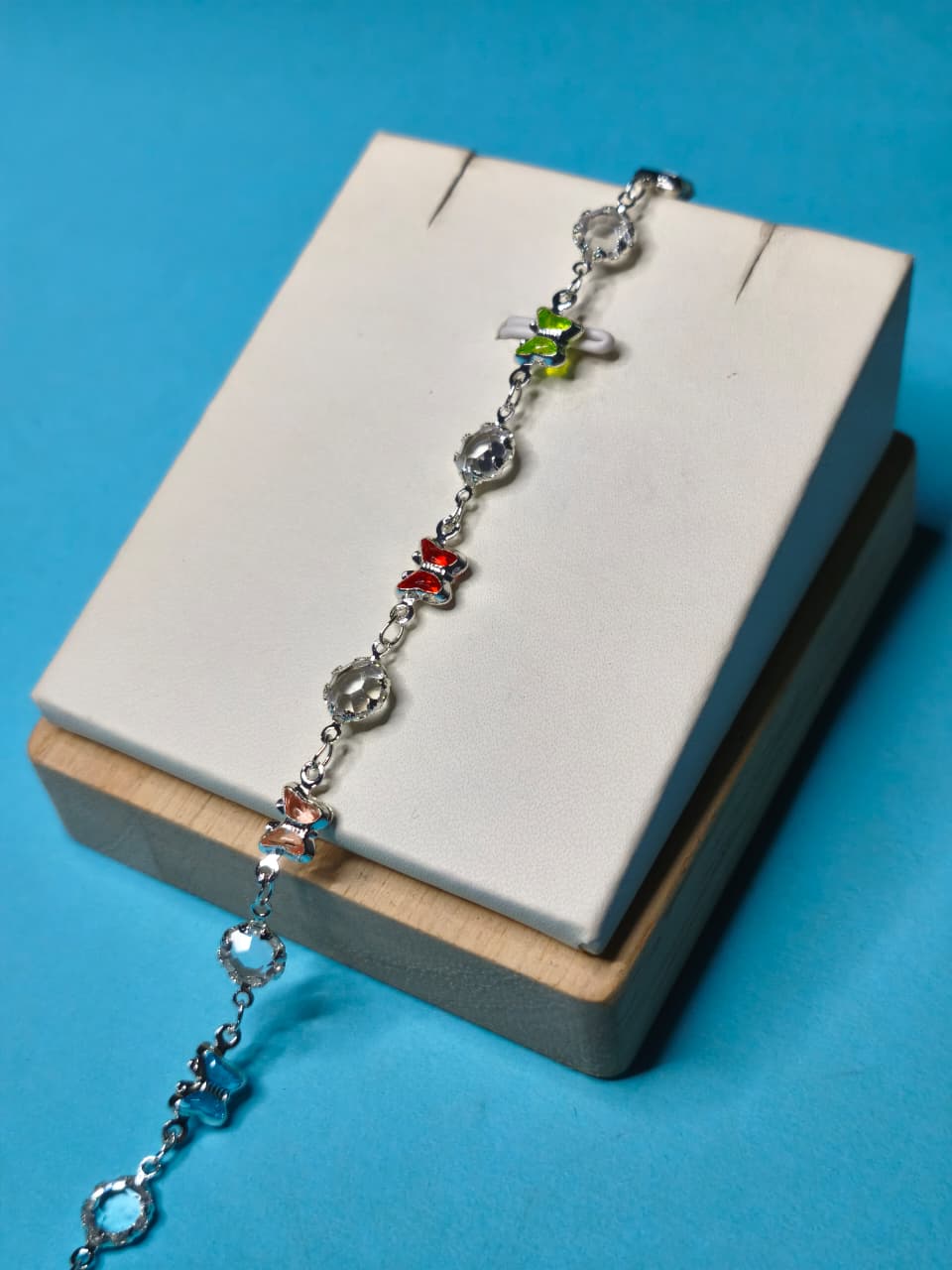 Pulsera Mariposa Circon Multicolor