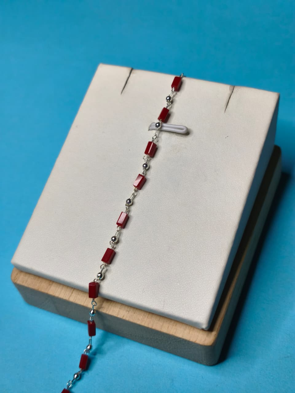 Pulsera Rectangulos Rojos